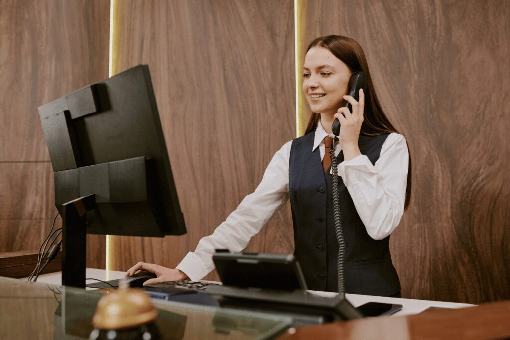 Receptionist uniform in Dubai