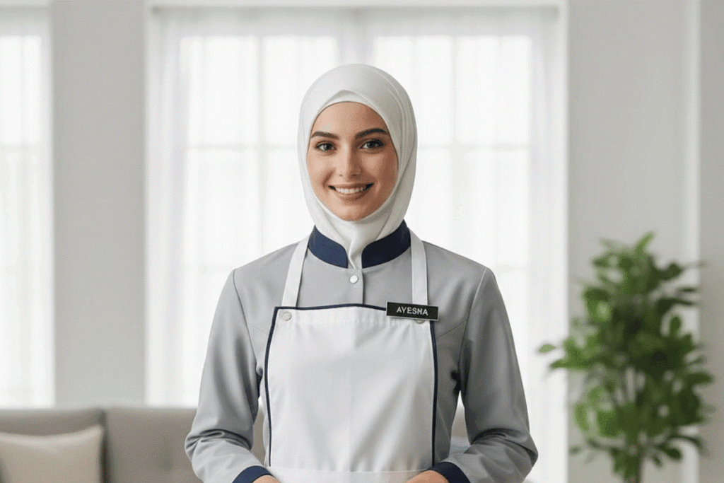 maid uniform Saudi Arabia